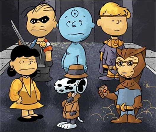 Peanuts Watchmen by Evan Shaner