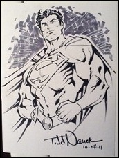 Superman sketch by Todd Nauck