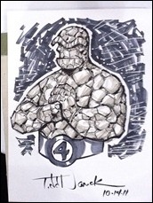 The Thing (FF) sketch by Todd Nauck