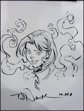 Young Justice sketch by Todd Nauck