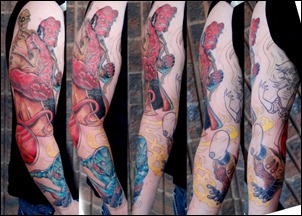 Hellboy sleeve