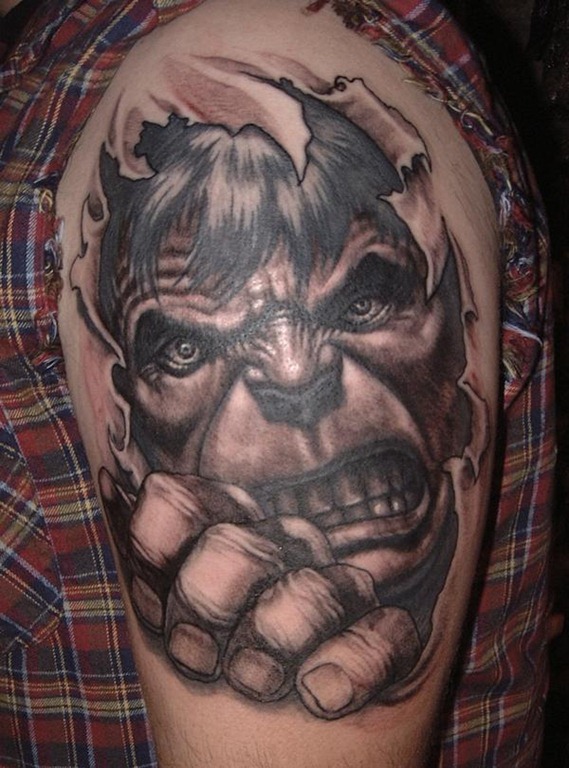 Cool Comic Book Tattoos