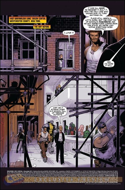 Wolverine and the X-Men #1 page 1