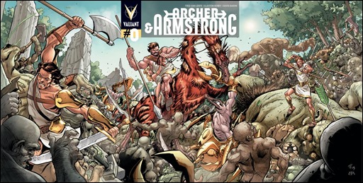 Archer & Armstrong #0 Cover - Fowler Wraparound
