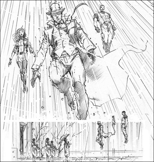 Harbinger #11 - Hairsine pencils