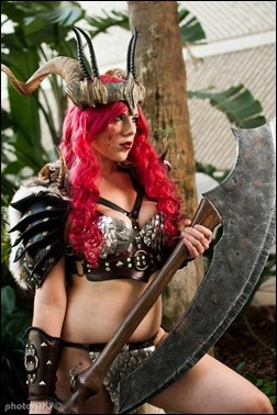 Alexia Jean Grey as Red Sonja