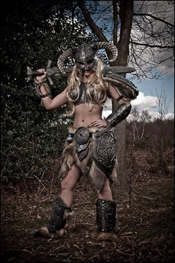 Tabitha Lyons as a Skyrim Dragonborn