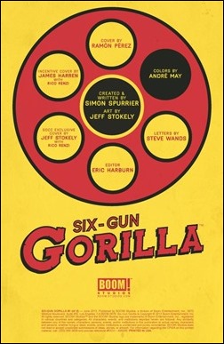 Six Gun Gorilla #1 Preview 1