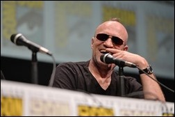 SAN DIEGO, CA - JULY 20: Actor Michael Rooker speaks at Marvel's "Guardians Of The Galaxy" panel during Comic-Con International 2013 at San Diego Convention Center on July 20, 2013 in San Diego, California.  (Photo by Alberto E. Rodriguez/WireImage)