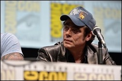 SAN DIEGO, CA - JULY 20:  Actor Benicio del Toro speaks at Marvel's "Guardians Of The Galaxy" panel during Comic-Con International 2013 at San Diego Convention Center on July 20, 2013 in San Diego, California.  (Photo by Alberto E. Rodriguez/WireImage)