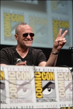 SAN DIEGO, CA - JULY 20:  Actor Michael Rooker speaks at Marvel's "Guardians Of The Galaxy" panel during Comic-Con International 2013 at San Diego Convention Center on July 20, 2013 in San Diego, California.  (Photo by Alberto E. Rodriguez/WireImage)