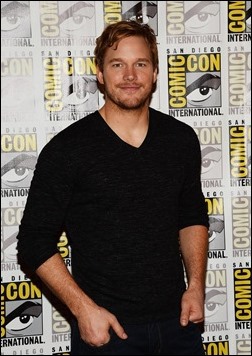 SAN DIEGO, CA - JULY 20:  Actor Chris Pratt attends Marvel Studios' "Thor: The Dark World", "Captain America: The Winter Soldier" and "Guardians of The Galaxy" during Comic-Con International 2013 at Hilton San Diego Bayfront Hotel on July 20, 2013 in San Diego, California.  (Photo by Ethan Miller/Getty Images)