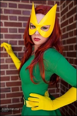 Kearstin Nicholson as Marvel Girl (Jean Grey)