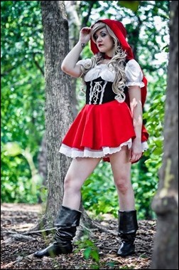 Marie Grey as Little Red Riding Hood (Photo: Ron Gejon Photography)