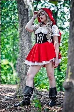 Marie Grey as Little Red Riding Hood (Photo: Ron Gejon Photography)