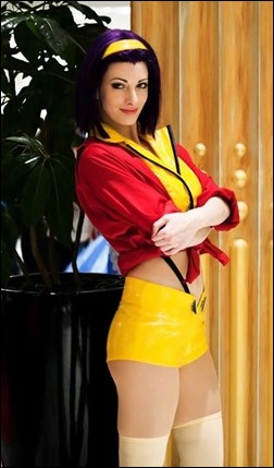 Katie George as Faye from Cowboy Bebop (Photo by Kapalaka)