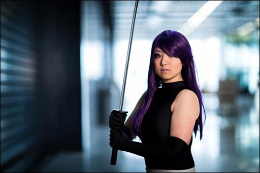 Anna S as Psylocke (photo by Kamil Kurylonek)