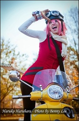 Katie George as Haruko Haruhara (Photo by Benny Lee Photography)