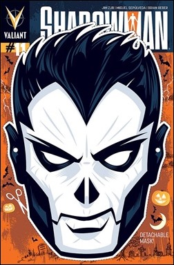 Shadowman #11 mask variant Cover