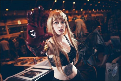 Stacey Rebecca as Pepper Potts (Photo by Daniel John Cotton Wall)