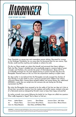 Harbinger #17 Preview 1