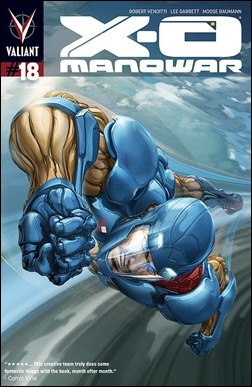 X-O Manowar #18 Cover - Crain
