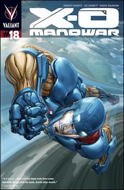 X-O Manowar #18 Cover - Crain