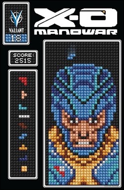 X-O Manowar #18 Cover - 8bit Variant