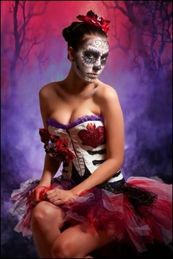 Jenifer Ann in Dia de los Muertos Shoot (Photo by St. Augustine Photos)