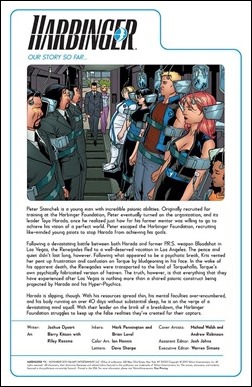 Harbinger #18 Preview 1