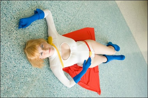 Lossien as Power Girl (Photo by Wandering Dana)