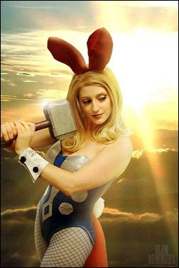 Abby Dark Star as Thor Bunny (Photo by Slim Summers)