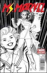 Ms. Marvel #1 Cover - Adams Sketch Variant