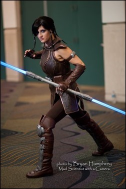 Abby Dark Star as Satele Shan from Star Wars the Old Republic (Photo by Bryan Humphrey)