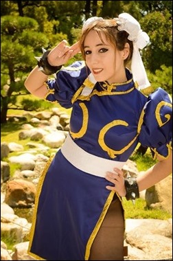 Neferet as Chun Li - Street Fighter (Photo by Sebastian Gambolati)