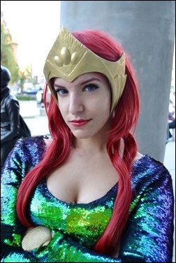 Tenleid Cosplay as Mera (Photo by naxsnaps.co.uk)