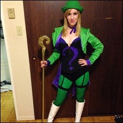 Ashe Rogue as Riddler