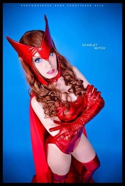 Romi Lia as Wanda Maximoff a.k.a Scarlet Witch (Photo by Fernando Brischetto)