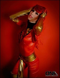 Romi Lia as Jean Grey (Dark Phoenix - X-Men) (Photo by Martin Hegre)