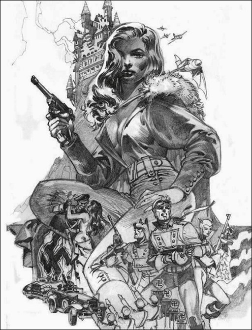 Avengers of the Killer Skies Original Pencils by Jim Steranko