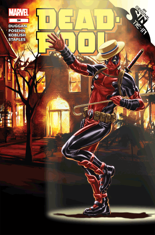 Deadpool #34 3D Dancing Variant