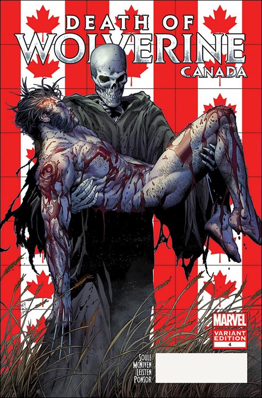 Death of Wolverine #4 Canada Variant