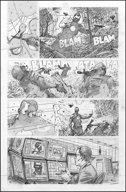 THE VALIANT #1 – Interior Pencils by Paolo Rivera