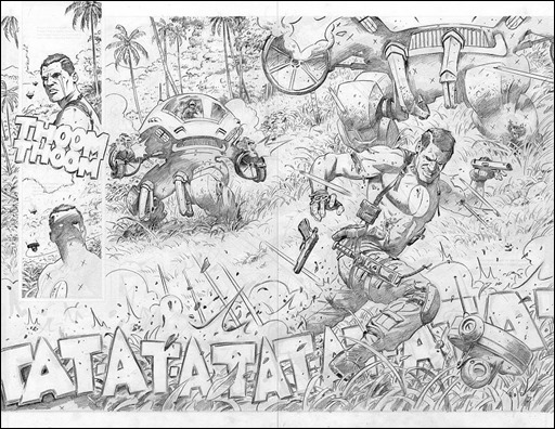 THE VALIANT #1 – Interior Pencils by Paolo Rivera