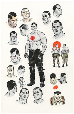 BLOODSHOT – Character Study by Paolo Rivera