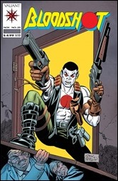 Bloodshot #25 Cover - Don Perlin Throwback Variant