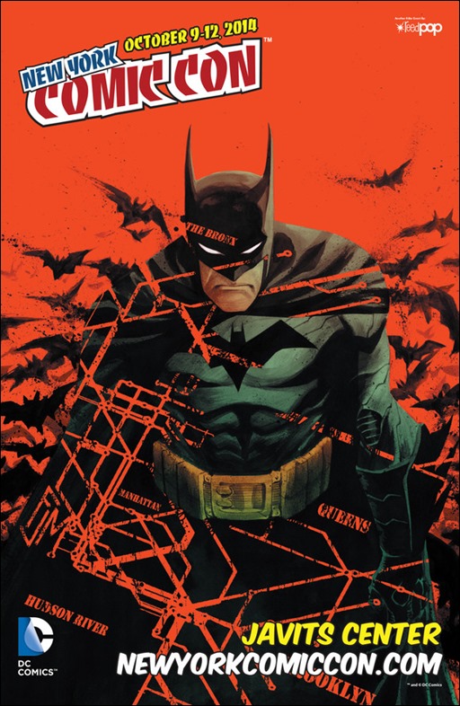 Official NYCC 2014 Poster - Batman by Francis Manapul