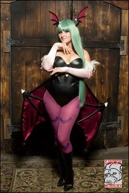 Holly Brooke as Morrigan Aensland (Photo by Lucky Monkey Photography)
