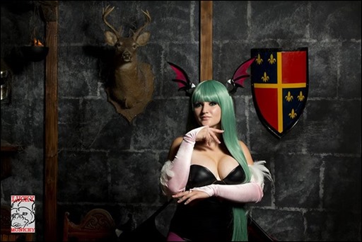 Holly Brooke as Morrigan Aensland (Photo by Lucky Monkey Photography)