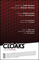 Cloaks #1 Preview 1